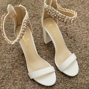 Lulus white heels